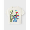 NAME IT MINI Malix Stitch T-Shirt - Cloud Dancer