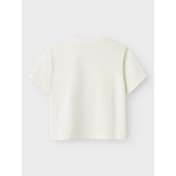 NAME IT MINI Malix Stitch T-Shirt - Cloud Dancer