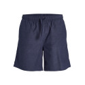 JACK & JONES JUNIOR Jaiden Summer Jogger Hør Shorts - Night Sky