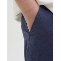 JACK & JONES JUNIOR Jaiden Summer Jogger Hør Shorts - Night Sky