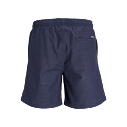 JACK & JONES JUNIOR Jaiden Summer Jogger Hør Shorts - Night Sky
