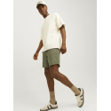 JACK & JONES Jaiden Summer Hør Blend Shorts - Dusty Olive