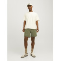 JACK & JONES Jaiden Summer Hør Blend Shorts - Dusty Olive