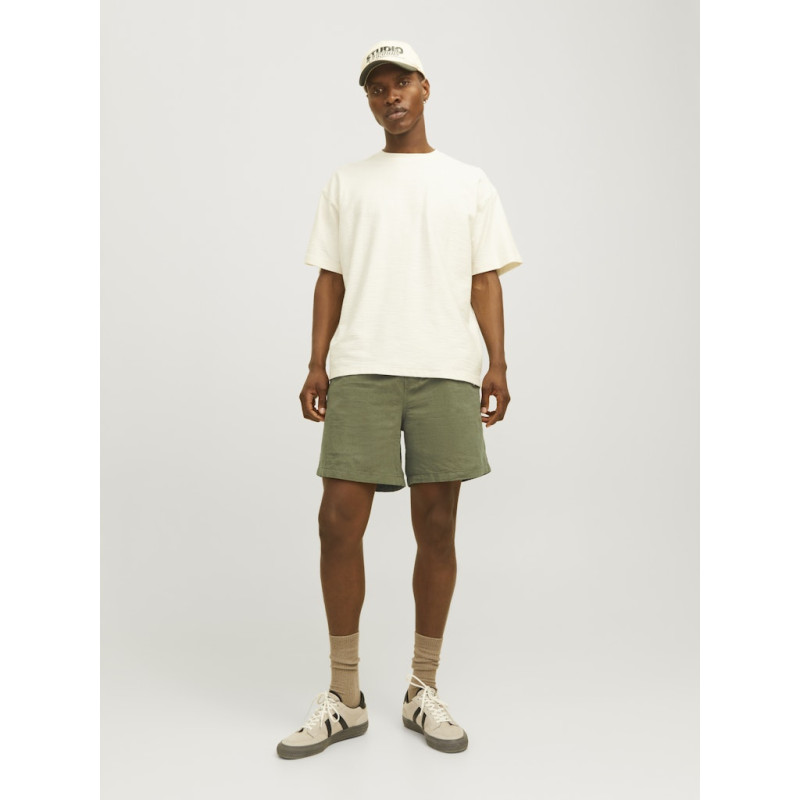 JACK & JONES Jaiden Summer Hør Blend Shorts - Dusty Olive