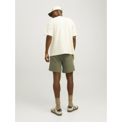 JACK & JONES Jaiden Summer Hør Blend Shorts - Dusty Olive