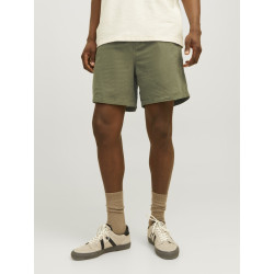 JACK & JONES Jaiden Summer Hør Blend Shorts - Dusty Olive