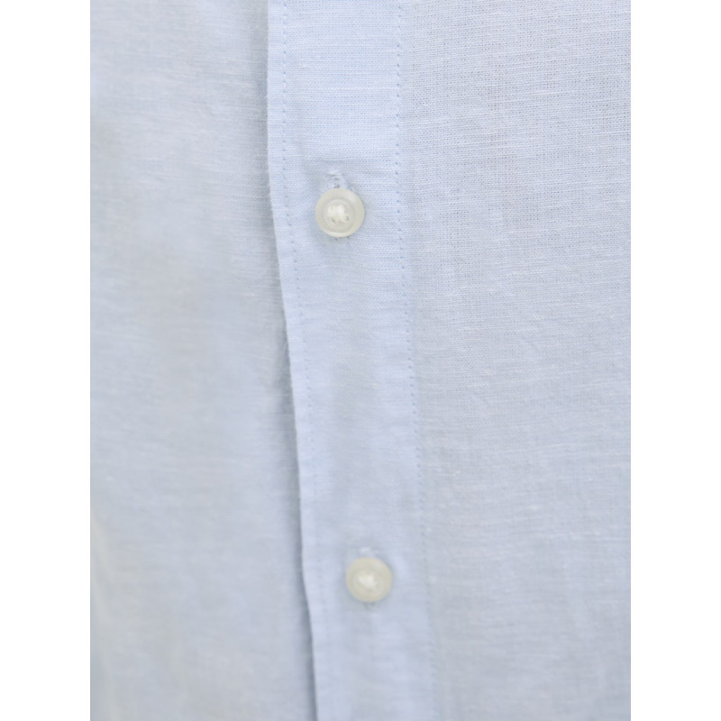 JACK & JONES JUNIOR Breeze Hør Skjorte - Chambray Blue