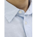 JACK & JONES JUNIOR Breeze Hør Skjorte - Chambray Blue