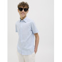 JACK & JONES JUNIOR Breeze Hør Skjorte - Chambray Blue