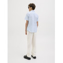 JACK & JONES JUNIOR Breeze Hør Skjorte - Chambray Blue