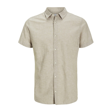 JACK & JONES JUNIOR Breeze Hør Skjorte - Crockery