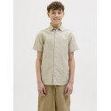 JACK & JONES JUNIOR Breeze Hør Skjorte - Crockery