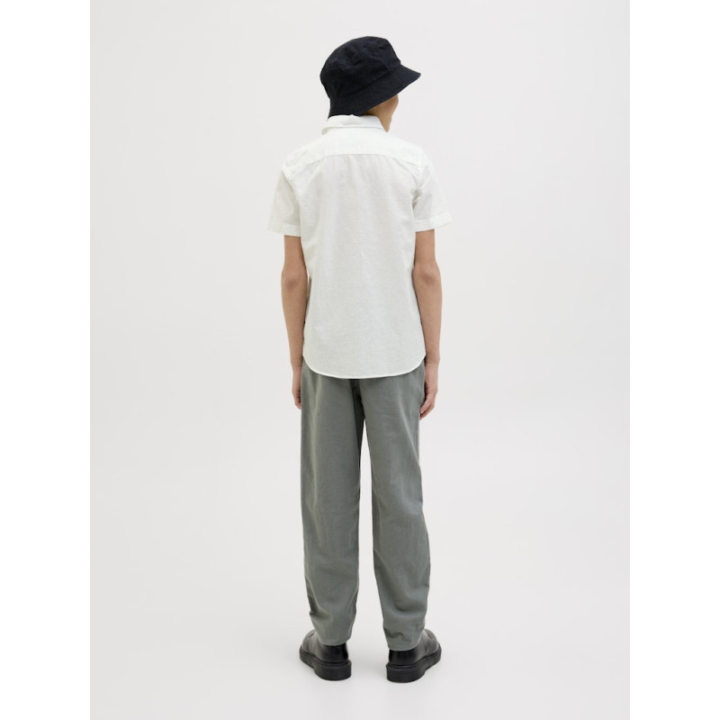 JACK & JONES JUNIOR Breeze Hør Skjorte - Hvid