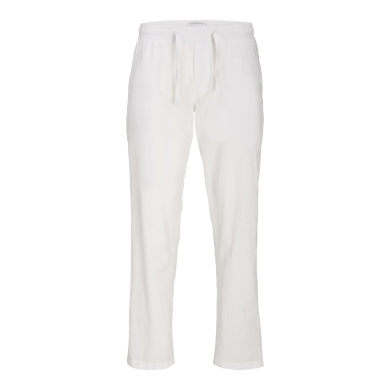 JACK & JONES Kane Summer Hør Jogging Bukser - Hvid