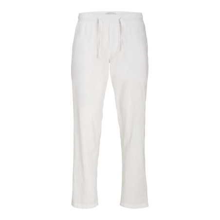 JACK & JONES Kane Summer Hør Jogging Bukser - Hvid