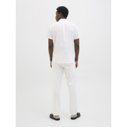 JACK & JONES Kane Summer Hør Jogging Bukser - Hvid