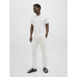 JACK & JONES Kane Summer Hør Jogging Bukser - Hvid