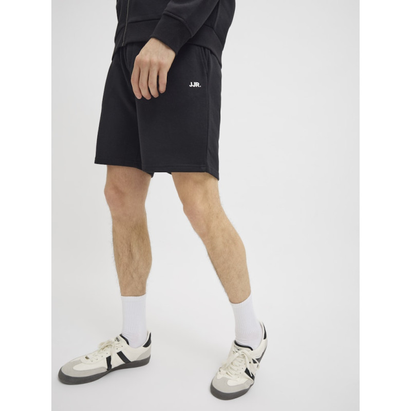 JJ REBEL Gorm Rebel Logo Sweat Shorts - Sort