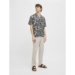 JJ REBEL Bern Resort Skjorte - Sort