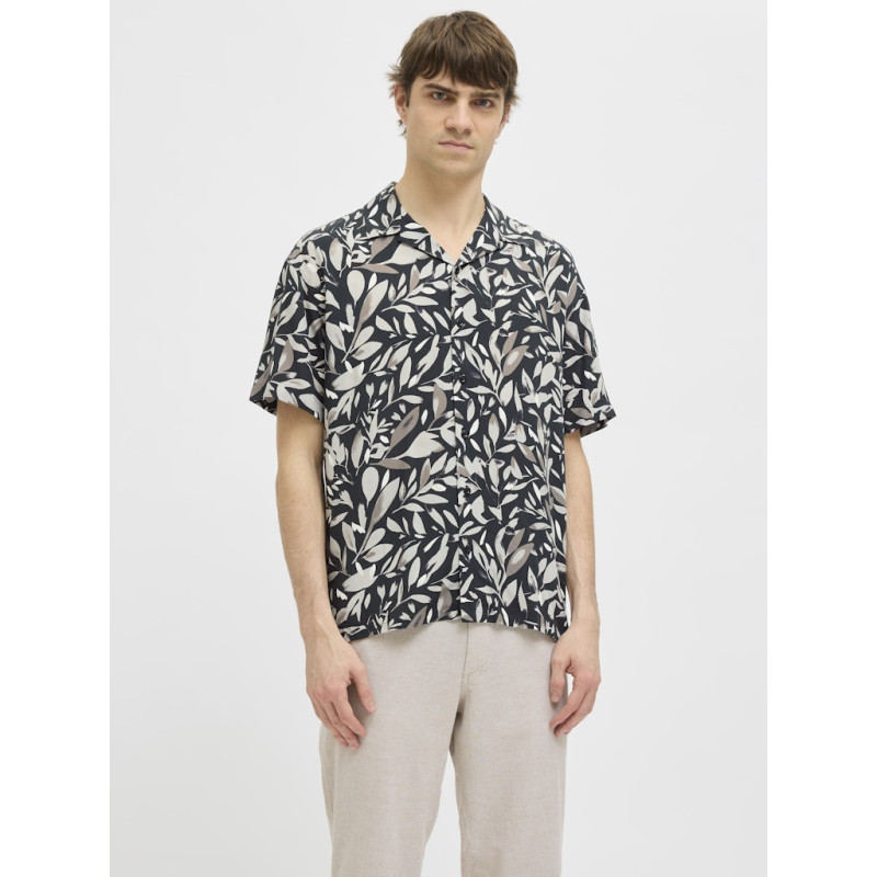 JJ REBEL Bern Resort Skjorte - Sort
