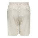 ONLY CARMAKOMA Caro Hør Bermu Shorts - Pumice Stone