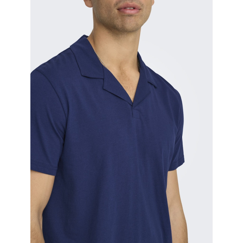 ONLY & SONS Abraham Resort Polo - Naval Academy