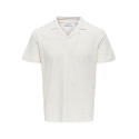 ONLY & SONS Abraham Resort Polo - Egret