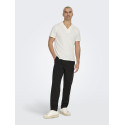 ONLY & SONS Abraham Resort Polo - Egret