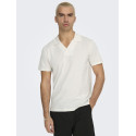 ONLY & SONS Abraham Resort Polo - Egret