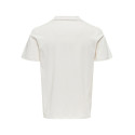 ONLY & SONS Abraham Resort Polo - Egret