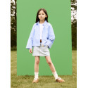 NAME IT KIDS Amelia Kort Denim Nederdel - Light Blue Denim