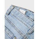 NAME IT KIDS Amelia Kort Denim Nederdel - Light Blue Denim