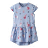 NAME IT MINI Vigga Capsl Kjole - Chambray Blue / Whales