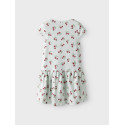 NAME IT KIDS Vigga Capsl Kjole - Aqua Glass / Cherries