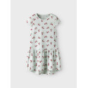 NAME IT KIDS Vigga Capsl Kjole - Aqua Glass / Cherries