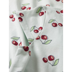 NAME IT KIDS Vigga Capsl Kjole - Aqua Glass / Cherries