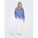 ONLY Graces Tulum Broderet Skjorte - Blue Bonnet