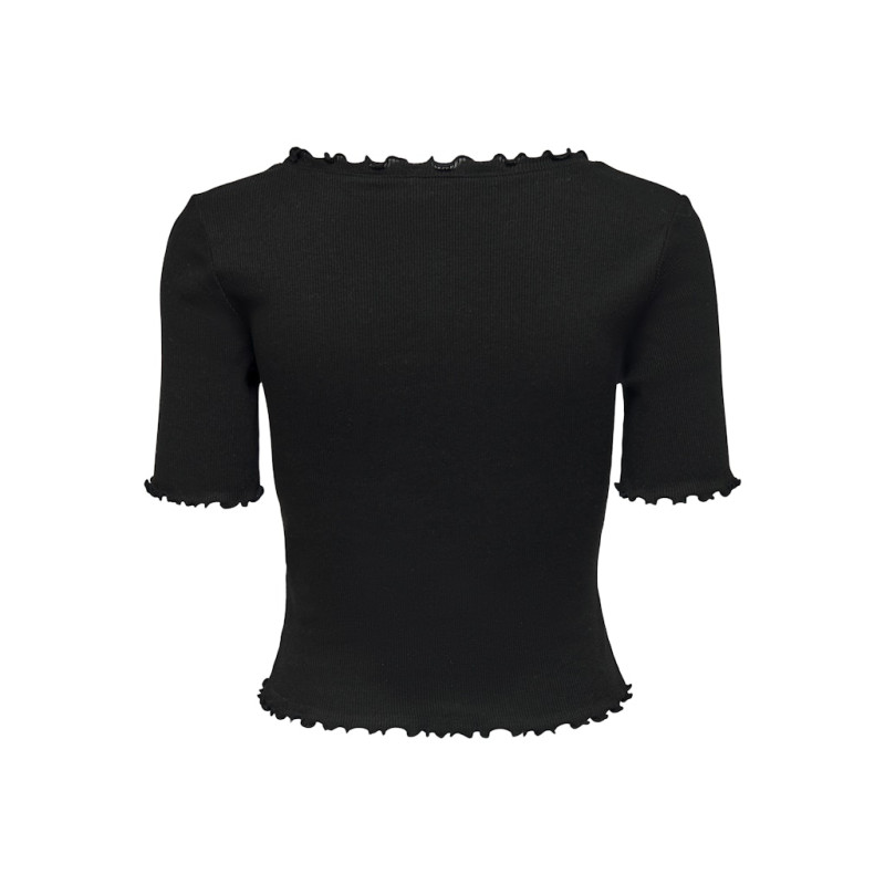 ONLY Laila Top Med Knapper - Sort