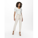 ONLY Laila Top Med Knapper - Cloud Dancer