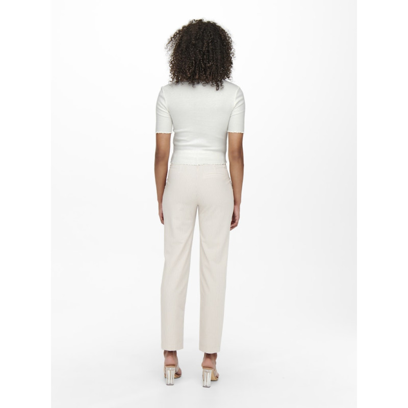 ONLY Laila Top Med Knapper - Cloud Dancer