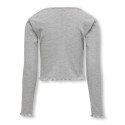 KIDS ONLY Carlotta Bluse - Light Grey Melange