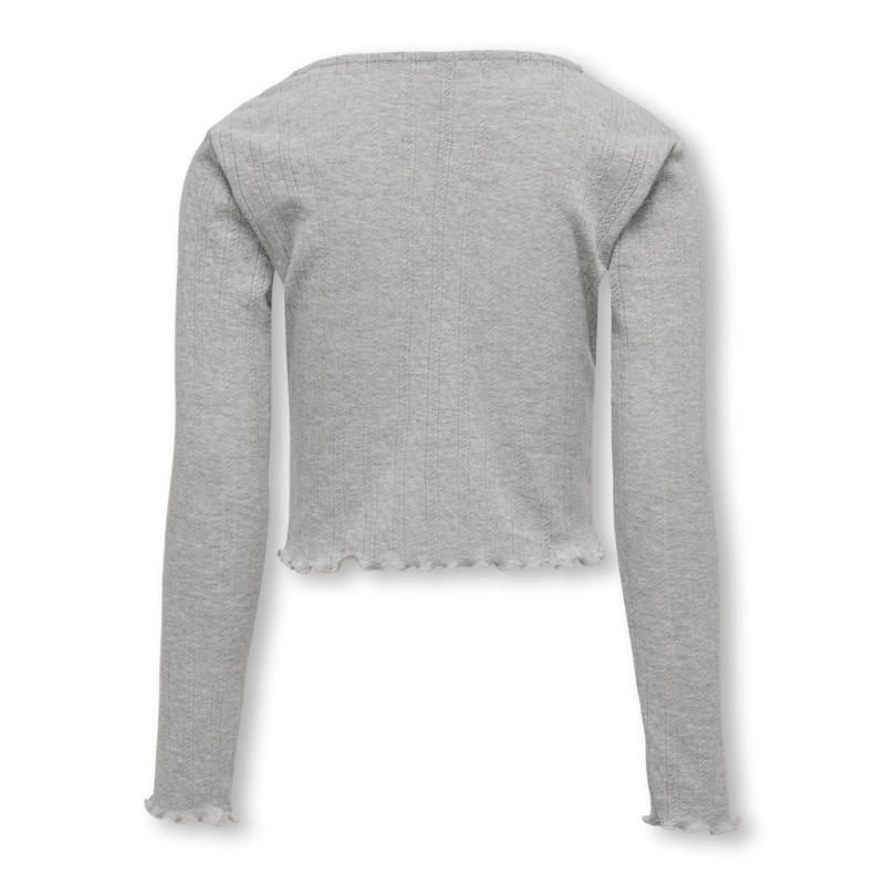 KIDS ONLY Carlotta Bluse - Light Grey Melange
