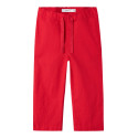 NAME IT MINI Falinnen Hør Bukser - Chinese Red