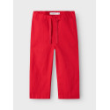 NAME IT MINI Falinnen Hør Bukser - Chinese Red