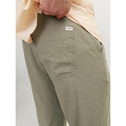 JACK & JONES PLUS Stace Jjbreeze Hør Bukser - Deep Lichen Green
