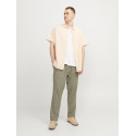 JACK & JONES PLUS Stace Jjbreeze Hør Bukser - Deep Lichen Green