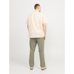JACK & JONES PLUS Stace Jjbreeze Hør Bukser - Deep Lichen Green