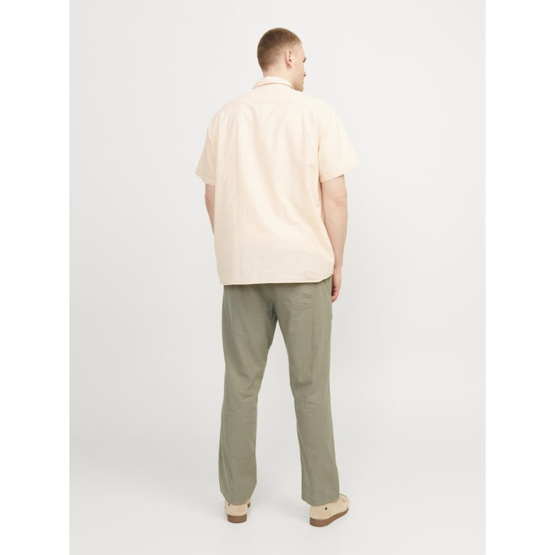 JACK & JONES PLUS Stace Jjbreeze Hør Bukser - Deep Lichen Green
