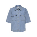 ONLY Belle Denim Skjorte - Light Blue Denim
