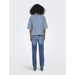 ONLY Belle Denim Skjorte - Light Blue Denim